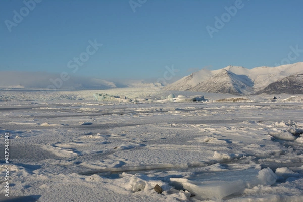 Obraz snow covered mountains