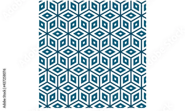 Obraz 3d cubes pattern