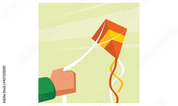 Obraz Hand with a kite