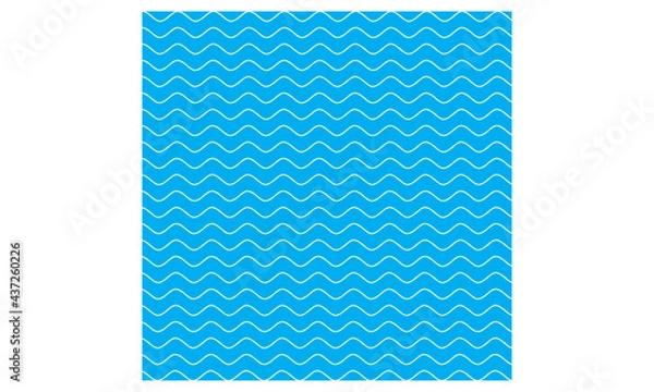 Obraz  white lines on blue background