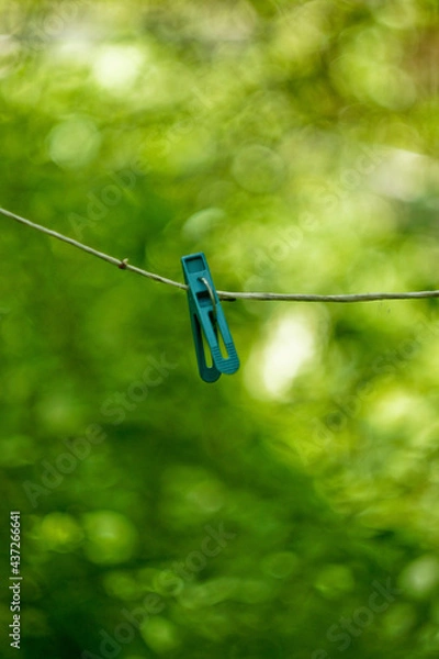 Obraz Clothespin on a rope