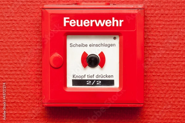 Fototapeta Feuermelder