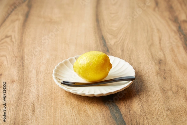 Fototapeta lemon dish