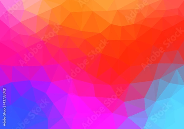 Fototapeta Abstract geometric background. color theme vector abstract 