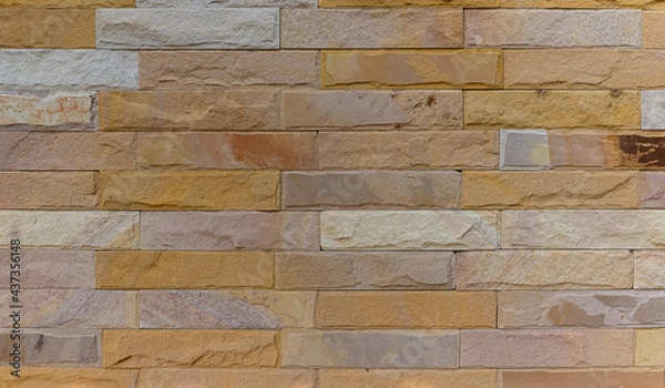 Obraz sandstone wall texture and background.