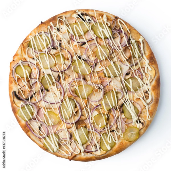 Obraz pizza on a plate