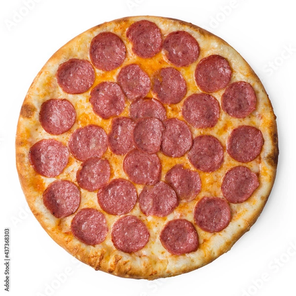 Obraz pizza isolated on white