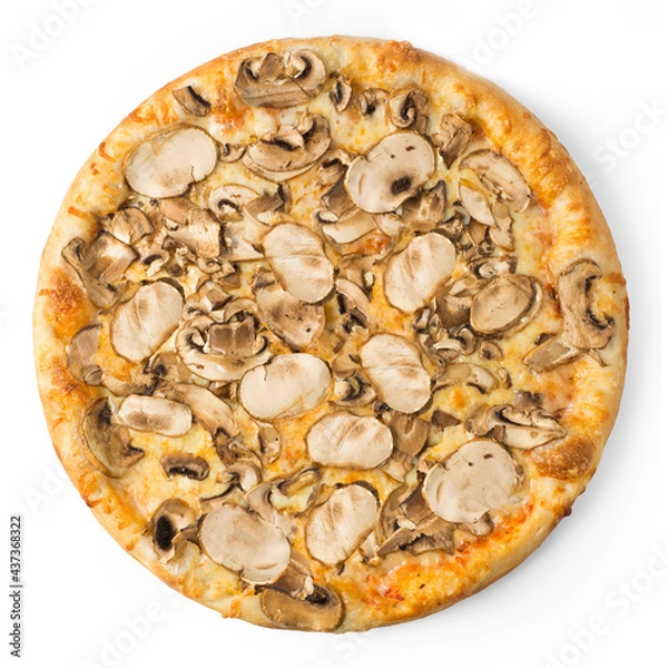 Obraz pizza isolated on white background