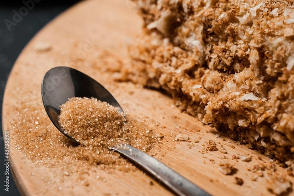 Obraz bread on a wooden table