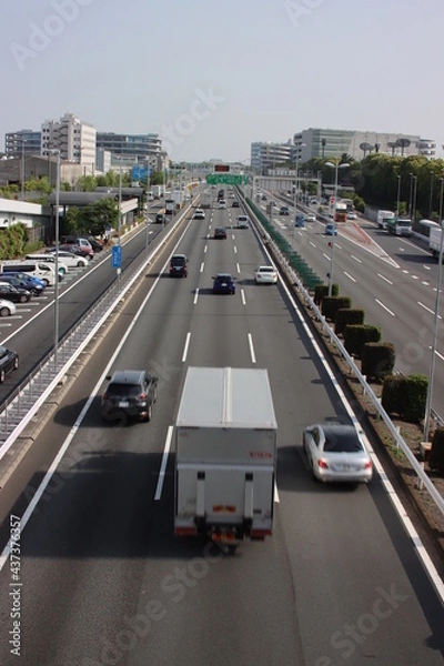 Obraz Traffic conditions on highways