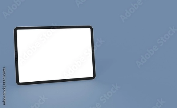 Obraz pc  tablet computer  ipad with blank 3d