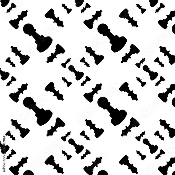 Obraz Graphic chess pattern for your design and background