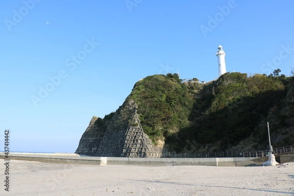 Fototapeta 福島県いわき市の塩屋崎灯台