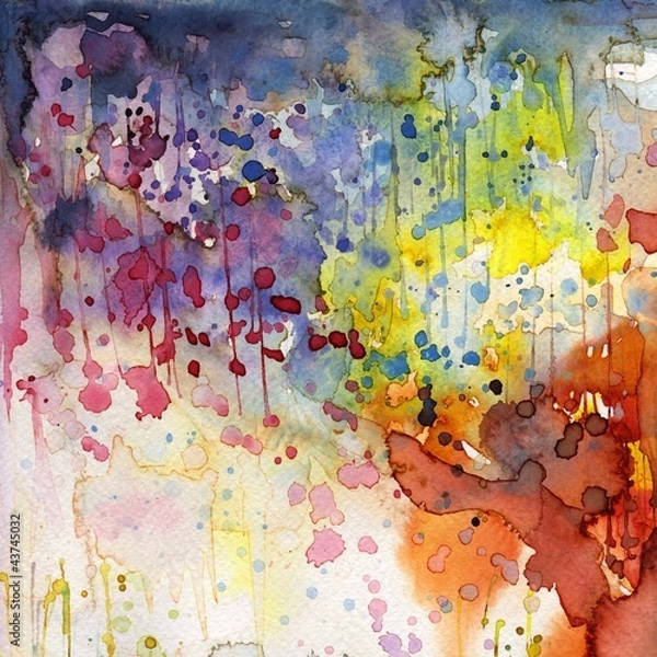Obraz Artystyczne tło akwarelowe,