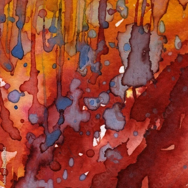 Obraz Artystyczne tło akwarelowe,