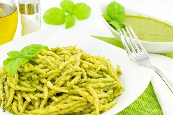 Obraz pasta al pesto genovese