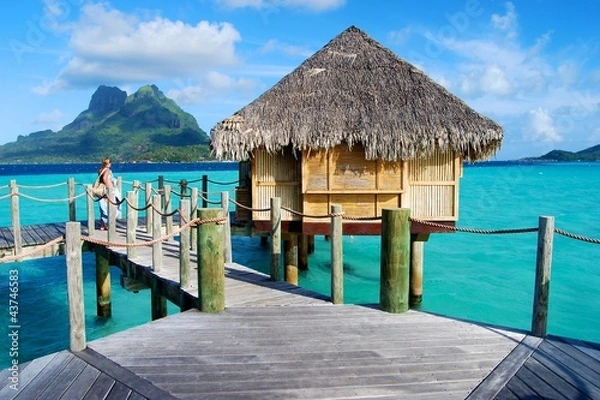 Obraz Overwater, Bora Bora