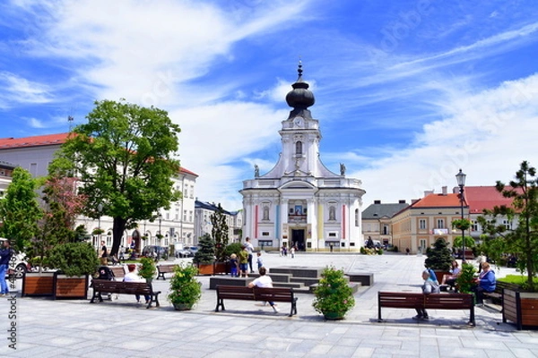 Obraz Bazylika Wadowice, kościół katolicki w rodzinnym mieście Karola Wojtyły