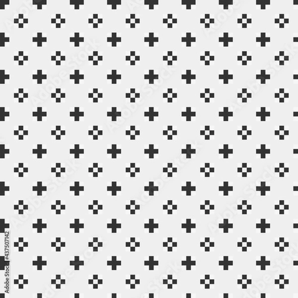 Obraz Abstract Cross Pattern generative computational art illustration