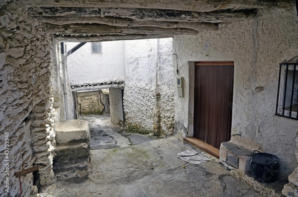 Fototapeta shed in the Alpujarra, typical construction