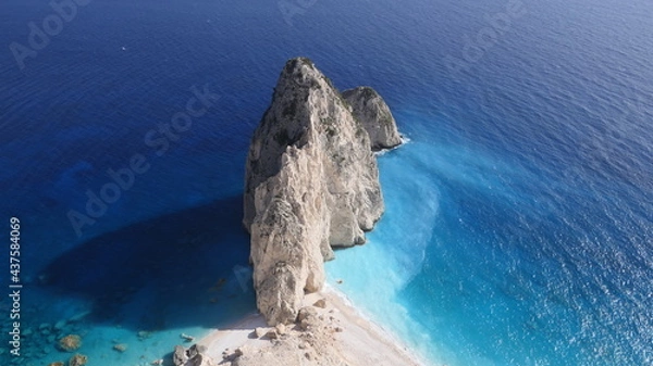 Fototapeta aerial view of mizithres view in zakynthos greese