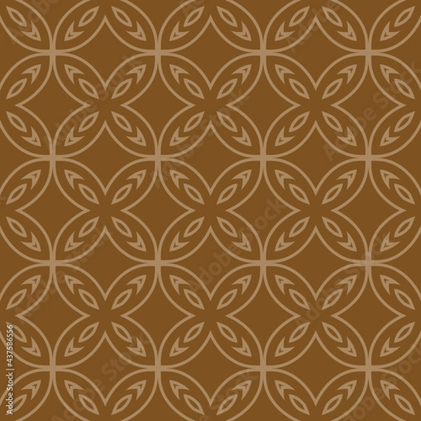 Fototapeta Pattern geometric  abstract ethnic vector illustration style seamless design for fabric, curtain, background, carpet, wallpaper, clothing, wrapping, Batik, fabric, tile, ceramic