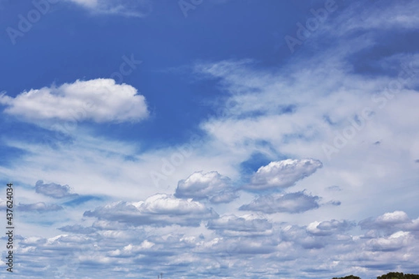 Fototapeta 青い空と雲