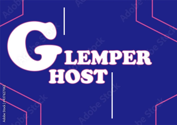 Obraz ghost lemper where shades of purple are the highlight color and the lines are pleasing to the eye.