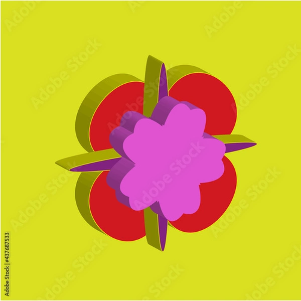 Obraz plaster flower