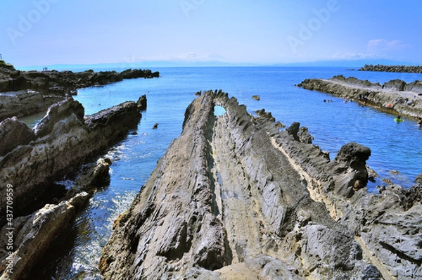 Obraz 神奈川県　三浦半島　城ヶ島の風景