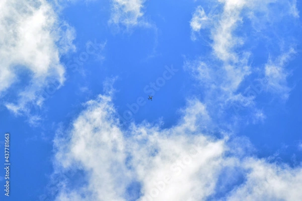 Fototapeta Drone Up in the Clouds