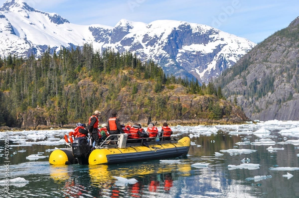 Obraz Motoring through the bergs