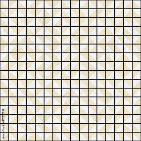 Fototapeta Abstract Geometric Pattern generative computational art illustration