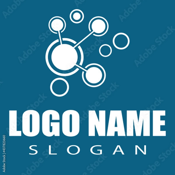 Fototapeta Meta Ball icon vector design template