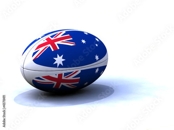 Fototapeta Ballon Rugby Australie