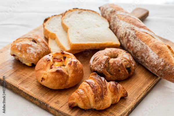 Obraz いろいろなパン　パン集合