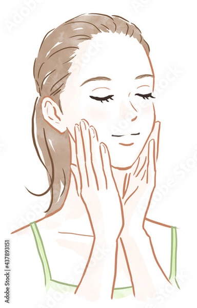 Obraz スキンケアのイメージ