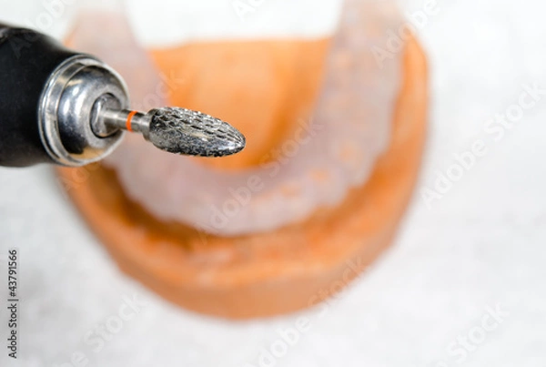 Obraz dental cutter with bite splint