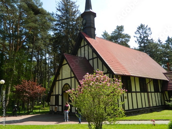 Obraz church in the village
