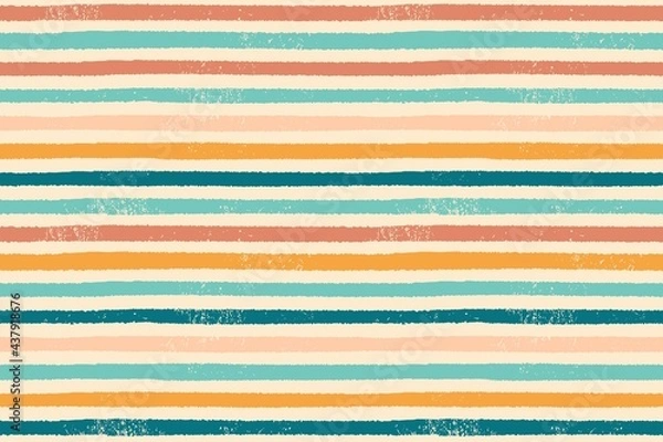 Obraz Vector hand painted colorful stripes background