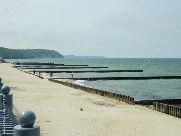 Obraz pier on the beach