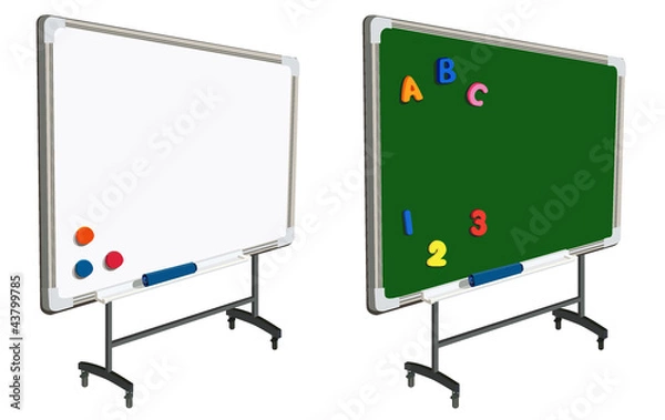 Obraz school magnet board