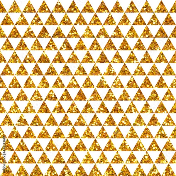 Obraz Abstract gold geometric background