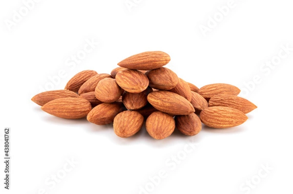 Obraz almonds isolated on white