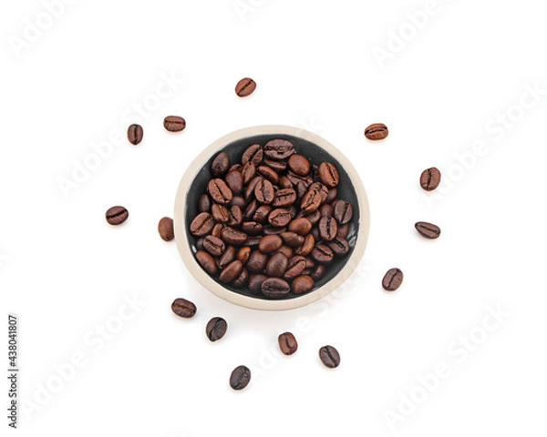 Obraz cup of beans coffee