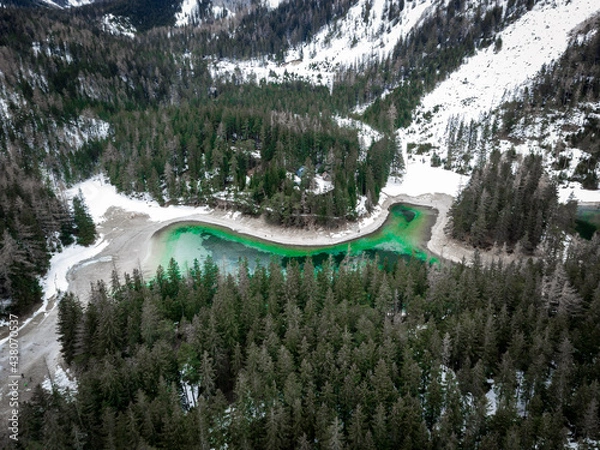Fototapeta mountain road in the mountains