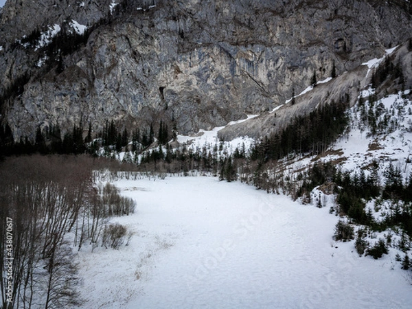 Fototapeta river in winter