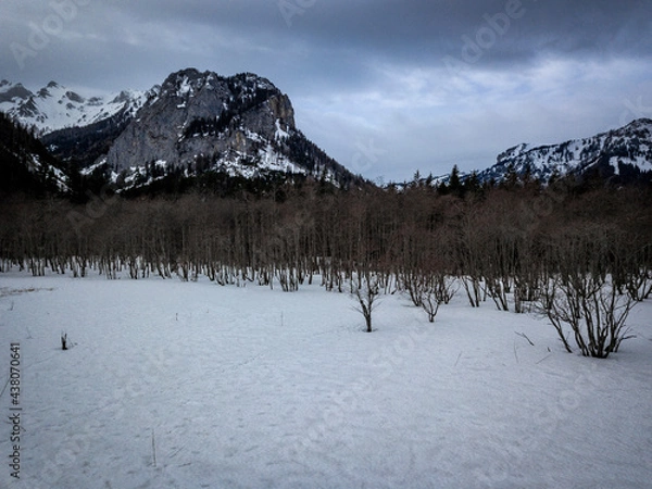 Obraz snow covered mountains