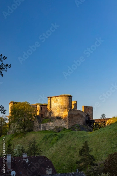 Obraz Ruins of Krakovec castle in Central Bohemia, Czech Republic