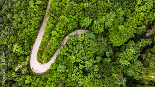 Obraz Aerial nature cloud landscapes